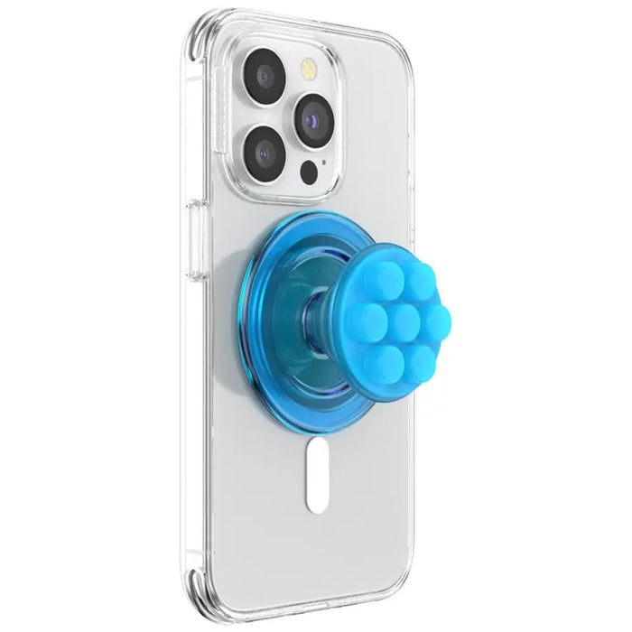 Popsockets Translucent FG-Popper MagSafe Phone Holder and Stand - Blue - Cell phone holders<<<HurtelXML