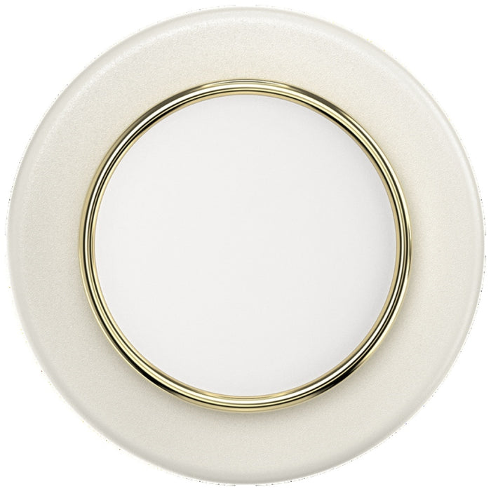 Popsockets Round Luxe Coconut Creme Enamel MagSafe Holder and Phone Stand