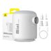 Portable Air Pump Baseus PocketGo (White) - Camping<<<Outdoor<<<InnproXML