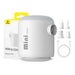 Portable Air Pump Baseus PocketGo (White) - Camping<<<Outdoor<<<InnproXML