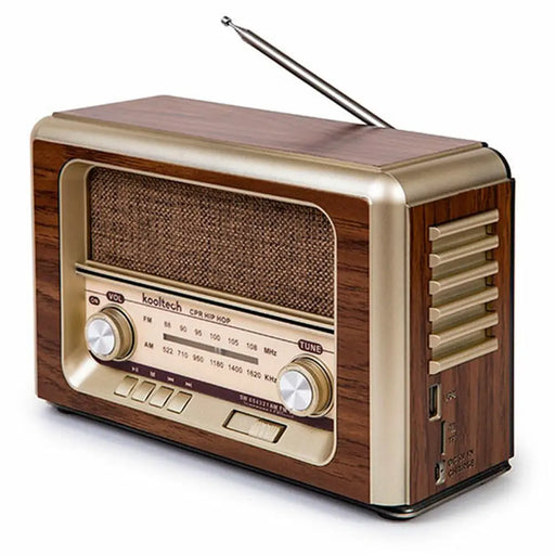 Portable Bluetooth Radio Kooltech Retro AM/FM - CD радио<<<Електроника Звук<<<Компютри| Електроника<<<BigBuy
