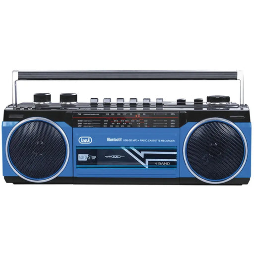 Portable Bluetooth Radio Trevi RR 501 BT Blue Black/Blue - Електроника Звук<<<Компютри| Електроника<<<BigBuy&&&CD