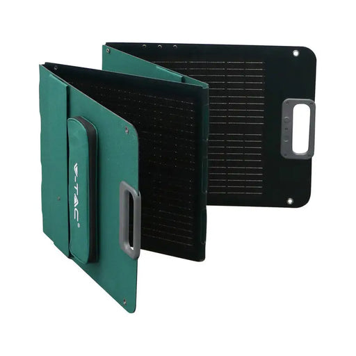 PORTABLE FOLDABLE SOLAR PANEL 80W V-TAC - Панели<<<Соларни системи<<<Електроматериали<<<Praktiker