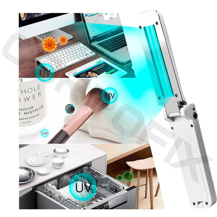 Portable folding ultraviolet germicidal UV lamp Corpofix HV8 for disinfection against bacteria and viruses - UV Lamps