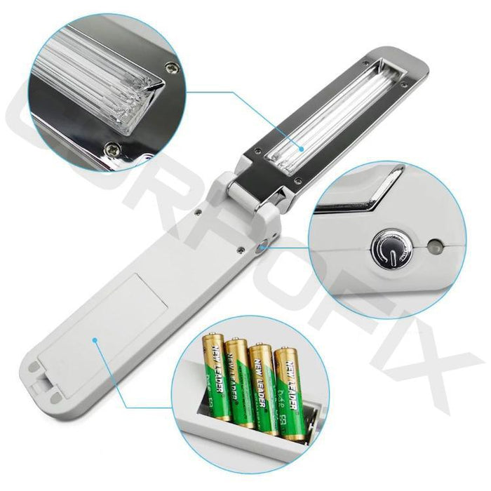 Portable folding ultraviolet germicidal UV lamp Corpofix HV8 for disinfection against bacteria and viruses - UV Lamps