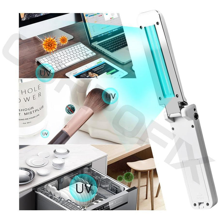 Portable folding ultraviolet germicidal UV lamp Corpofix HV8 for disinfection against bacteria and viruses - UV Lamps
