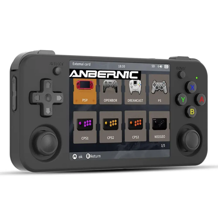 Portable Game Console Anbernic RG35xx H Black - RETRO portable consolesKSL-PRR<<<ConsolesKSL<<<ActionPL&&&Електроника