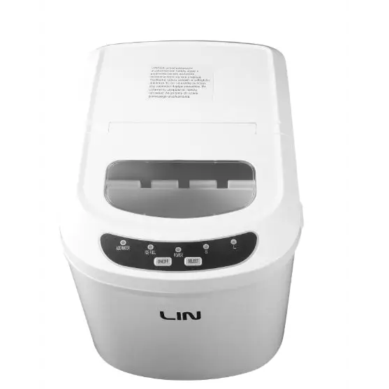 Portable ice cube maker LIN ICE PRO-W12 white - Ice-makersAGD-KOS<<<Home Appliance - ProductsAGD<<<ActionPL