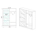 PORTMANTO WITH SLIDING DOOR IRIM CITY 4054 150X200X38 CM. - Портманта<<<Мебели и обков<<<Мебели и интериор<<<Praktiker