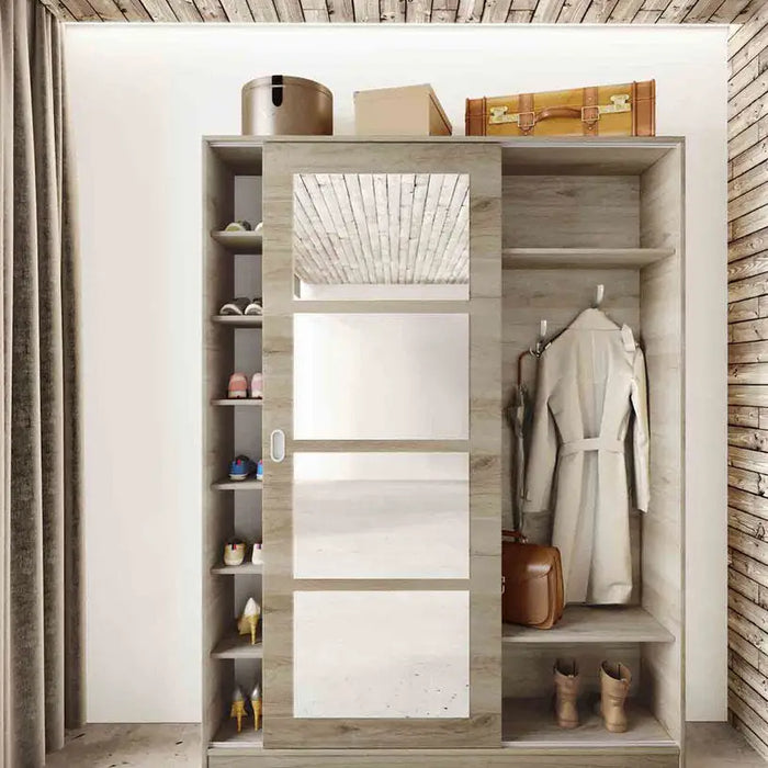 PORTMANTO WITH SLIDING DOOR IRIM CITY 4054 150X200X38 CM. - Портманта<<<Мебели и обков<<<Мебели и интериор<<<Praktiker