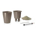 POT 14X14CM WITH IRRIGATION SYSTEM LECHUZA DELTINI - Саксии<<<Саксии кашпи и