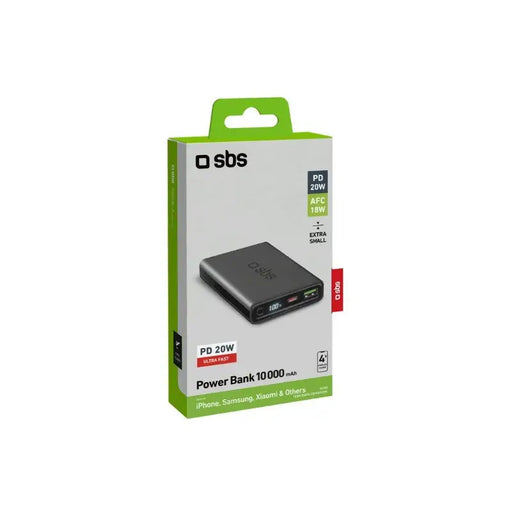 POWER BANK 10000mAh,1xUSB C,1xUSB A,PD 20W,LCD SBS - Външни батерии<<<Аксесоари за мобилни устройства и ТВ<<<AmperelB2B