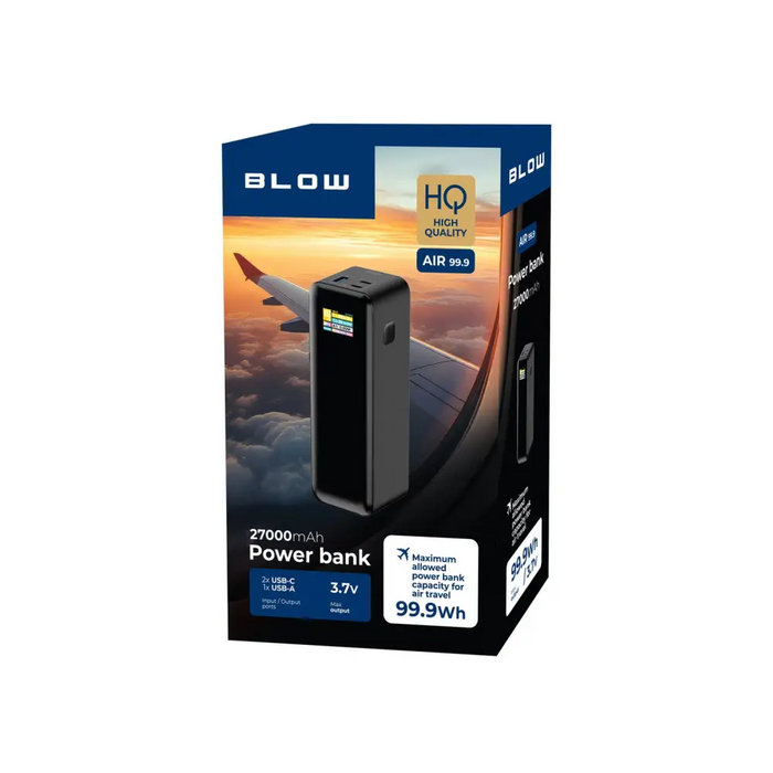 Power Bank 27000mAh PD 140W AIR99.9 LCD - Power banksLAD-POW<<<Power supplies for phonesLAD<<<ActionPL