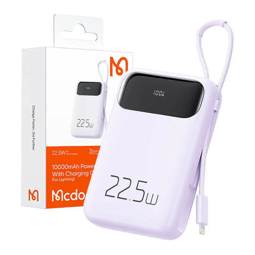 Power Bank Mcdodo MC-3255 10000mAh 22.5W for Light (purple) - Powerbanks<<<GSM Accessories<<<InnproXML