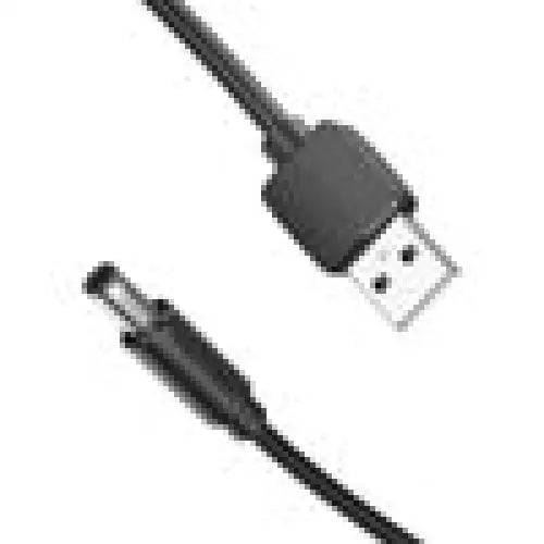 Power Cable USB 2.0 to DC 5.5mm Barrel Jack 5V Vention CEYBG 1,5m (black) - Power cables<<<Cables<<<IT