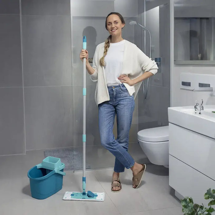 POWER CLEAN LEIFHEIT FLOOR CLEANING KIT - Мопове метли четки<<<Домашни потреби<<<Кухня<<<Praktiker&&&Други продукти за