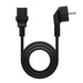Power Cord NANOCABLE 10.22.0105 Black - Компютър Кабели и адаптери<<<Компютри| Електроника<<<BigBuy&&&Захранващи