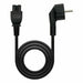 Power Cord NANOCABLE 10.22.0302 Black (1,5 m) - Компютър Кабели и адаптери<<<Компютри|
