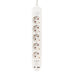 Power Socket - 5 sockets with Switch EDM 41824 White 3680 W 250 V (1,5 m) - Електроника Периферни и резервни