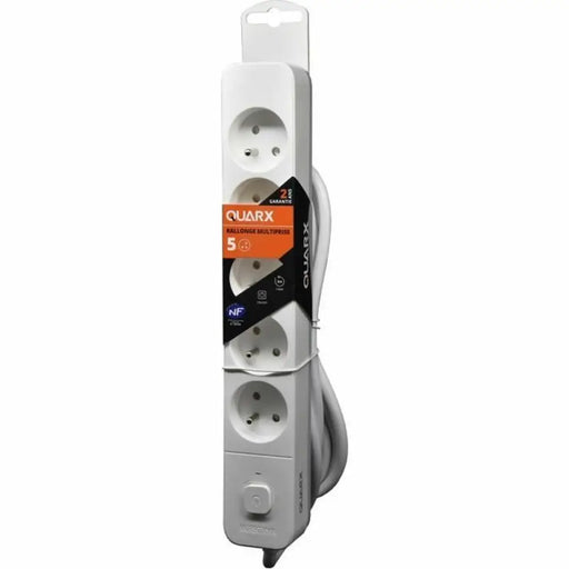 Power Socket - 5 sockets with Switch QUARX (3 m) - Електроника Периферни и резервни части<<<Компютри|