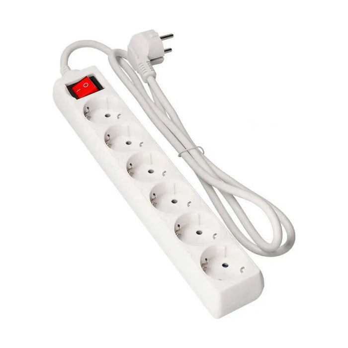 Power Socket - 6 Sockets with Switch EDM 41046 Schuko (3 m) - Електроника Периферни и резервни части<<<Компютри|
