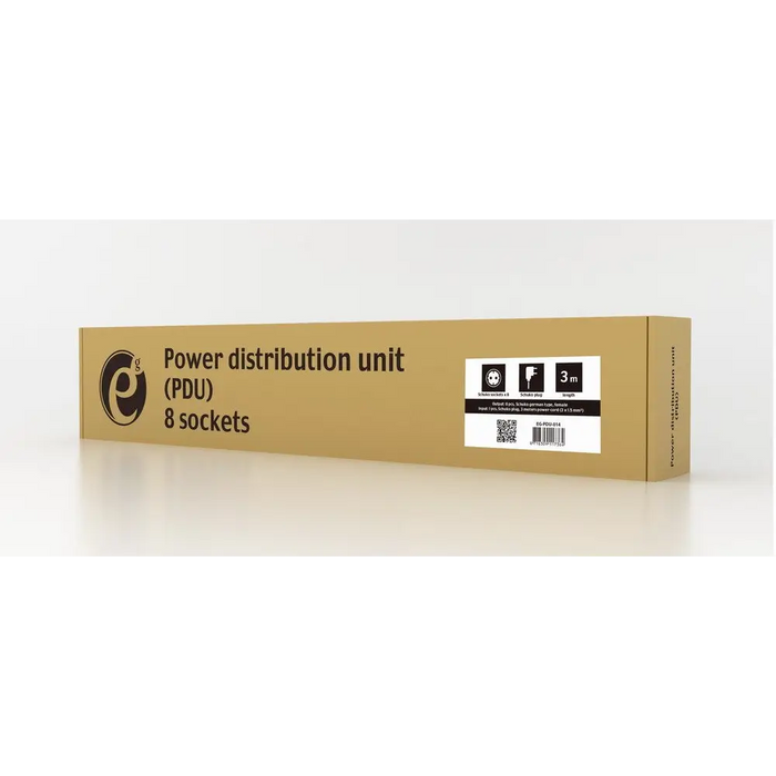 Power Socket 8 Sockets with Switch GEMBIRD EG-PDU-014 (3 m) - RACK power stripsLIP-RAK<<<Slats and extension