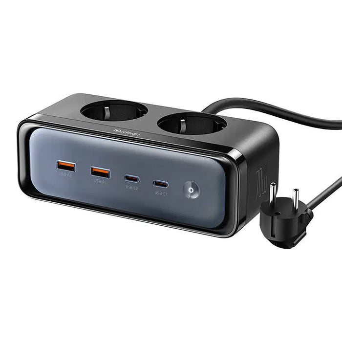 Power strip with 2 outlets 6in1 2x USB-C 2x USB-A Mcdodo CH-4610 EU (black) - Power strips<<<IT Accessories<<<InnproXML