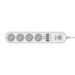 Power strip with 4 AC sockets 4x USB LDNIO SE4432 2m (white) - Power strips<<<IT Accessories<<<InnproXML