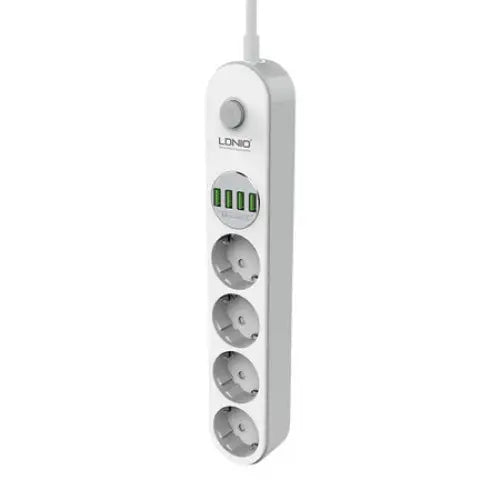 Power strip with 4 AC sockets 4x USB LDNIO SE4432 2m (white) - Power strips<<<IT Accessories<<<InnproXML