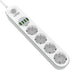 Power strip with 4 AC sockets 4x USB LDNIO SE4432 2m (white) - Power strips<<<IT Accessories<<<InnproXML