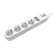 Power strip with 4 AC sockets 4x USB LDNIO SE4432 2m (white) - Power strips<<<IT Accessories<<<InnproXML