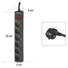 Power strip with 6 sockets HAMA 5m 137266 - Разклонители<<<Продукти за дома<<<ValiAPI&&&Разклонители<<<Други<<<Спорт и
