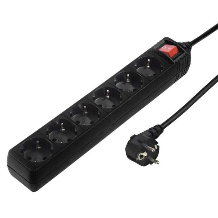 Power strip with 6 sockets HAMA 5m 137266 - Разклонители<<<Продукти за дома<<<ValiAPI&&&Разклонители<<<Други<<<Спорт и