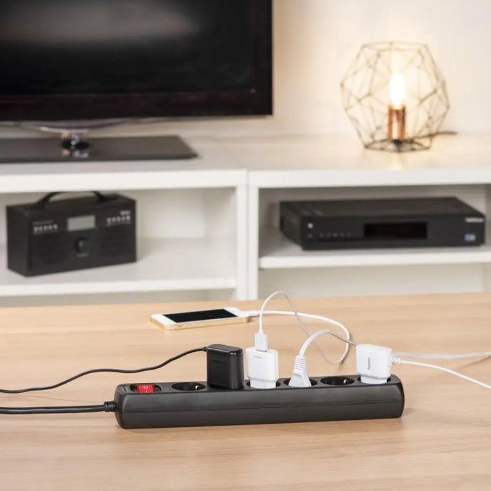 Power strip with 6 sockets HAMA 5m 137266 - Разклонители<<<Продукти за дома<<<ValiAPI&&&Разклонители<<<Други<<<Спорт и