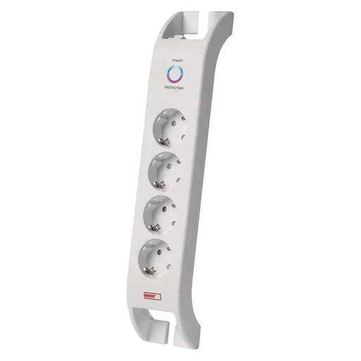 POWER SUPPLY 4 SOCKETS WITH PROTECTION 2M WHITE EMOS - Разклонители и