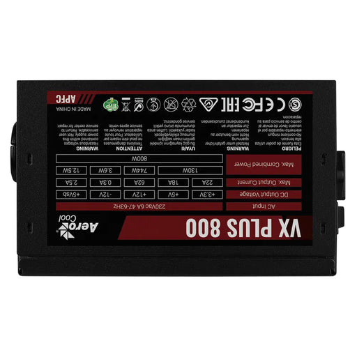 Power supply Aerocool VX PLUS 800 800 W 130 W ATX - Източници на захранване<<<Компютър Мрежи и компоненти<<<Компютри|
