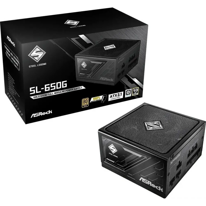 Power supply ASRock STEEL LEGEND 650W 80 Plus Gold (90-UXS065-GFEAAA) - Cases power supplyZDL-OBU<<<Power supplies
