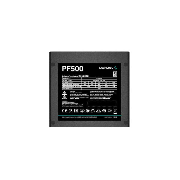 Power supply DEEPCOOL PF500 ATX 500 W 80 PLUS - Източници на захранване<<<Компютър Мрежи и компоненти<<<Компютри|