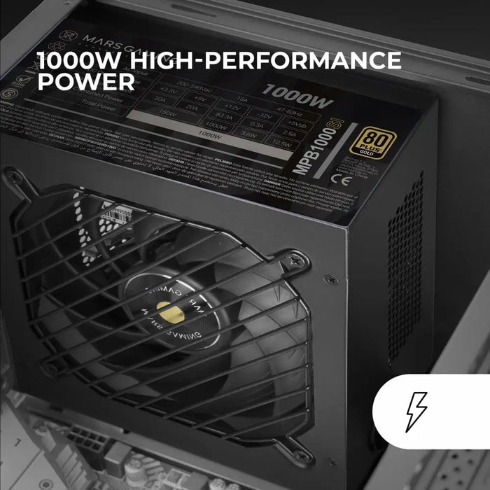 Power supply Mars Gaming MPB1000SI ATX 1000 W 80 Plus Gold - Компютър Мрежи и компоненти<<<Компютри|