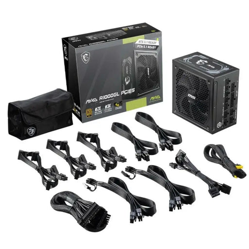 Power supply MSI 306-7ZP9B11-CE0 1000 W ATX 80 Plus Gold - Компютър Мрежи и компоненти<<<Компютри|