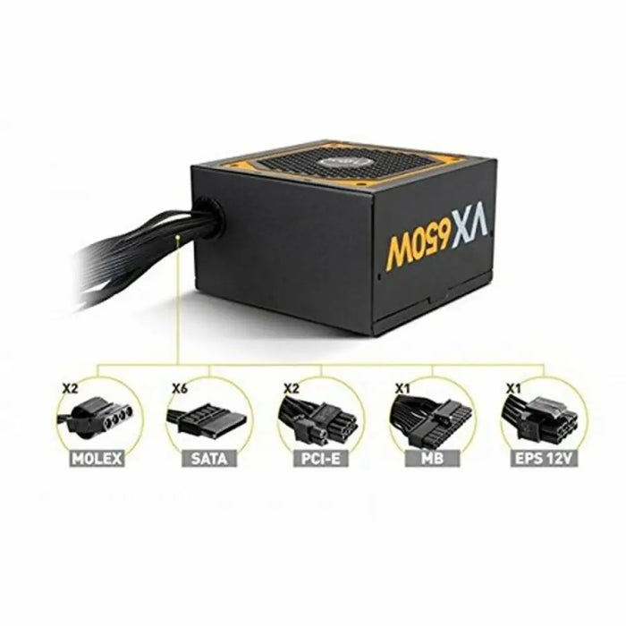 Power supply Nox-Xtreme NXURVX650BZ ATX 650 W 80 Plus Bronze - Компютър Мрежи и компоненти<<<Компютри|