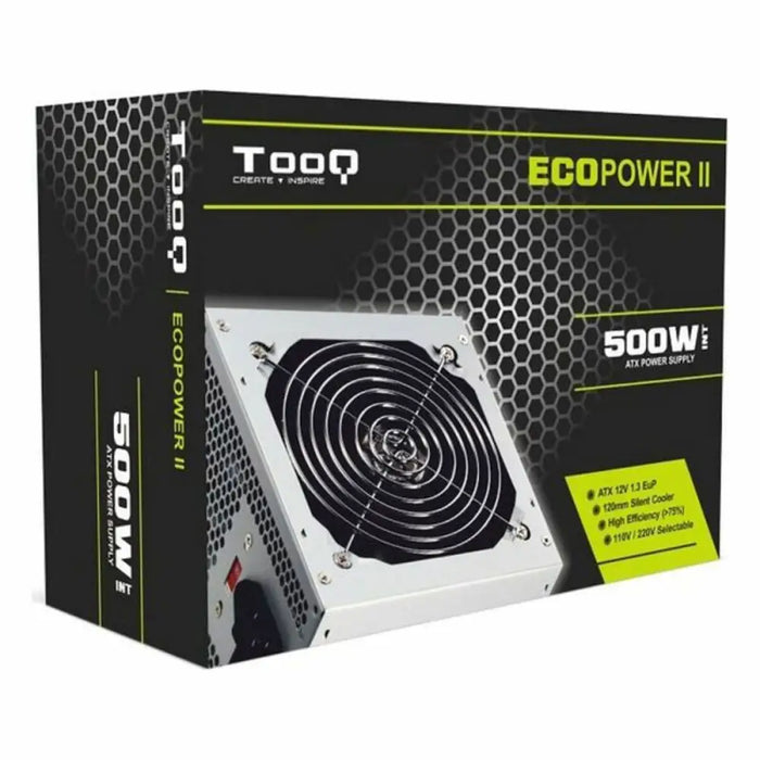 Power supply TooQ TQEP-500S-INT ATX 500W Silver - Компютър Мрежи и компоненти<<<Компютри|