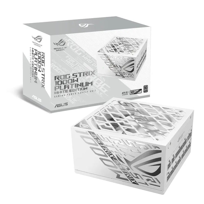 Power supply unit ASUS ROG STRIX 1000W White Edition 80+ Platinum PCIe 5.1 Fully Modular - Захранвания<<<Компютърни