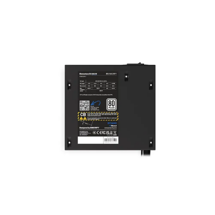 Power supply unit Endorfy Elementum E5 550W 80 PLUS - Захранвания<<<Компютърни компоненти<<<ValiAPI&&&Източници на