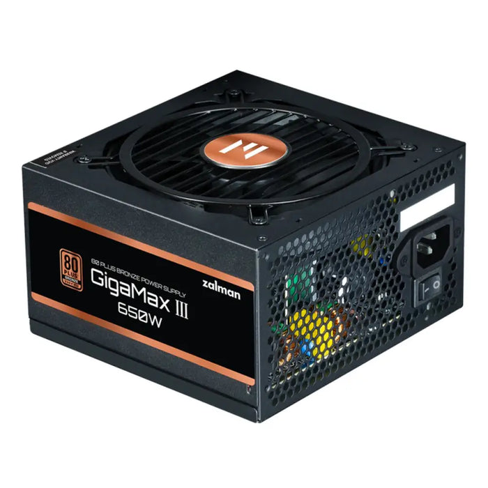Power supply Zalman GigaMax III ATX 650 W 110 W 80 Plus Bronze - Компютър Мрежи и компоненти<<<Компютри|