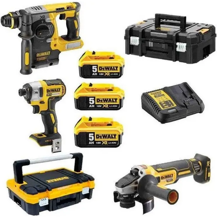 POWER TOOL COMBO KIT DEWALT DCK305P3T (DCF887 + DCH273 + DCG405) - Drill-screwdriversNAK-WWK<<<Cordless