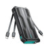 Powerbank 10000mAh Joyroom JR-L016 with built-in USB-C/micro USB/ Lightning cables - black - Powerbanks<<<HurtelXML