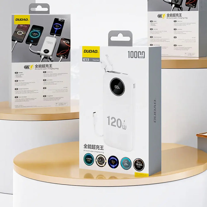 Powerbank 20000mAh Dudao K13Pro White - Powerbanks<<<HurtelXML