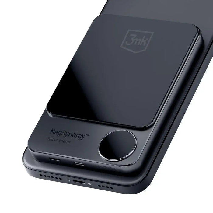 Powerbank 3mk MagSynergy 10000 mAh induction with MagSafe - black - Powerbanks<<<HurtelXML