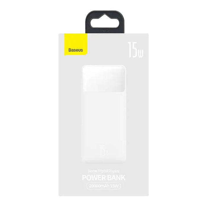 Powerbank Baseus Bipow 20000mAh 15W (white) - Powerbanks<<<Energy<<<InnproXML&&&Powerbanks<<<HurtelXML